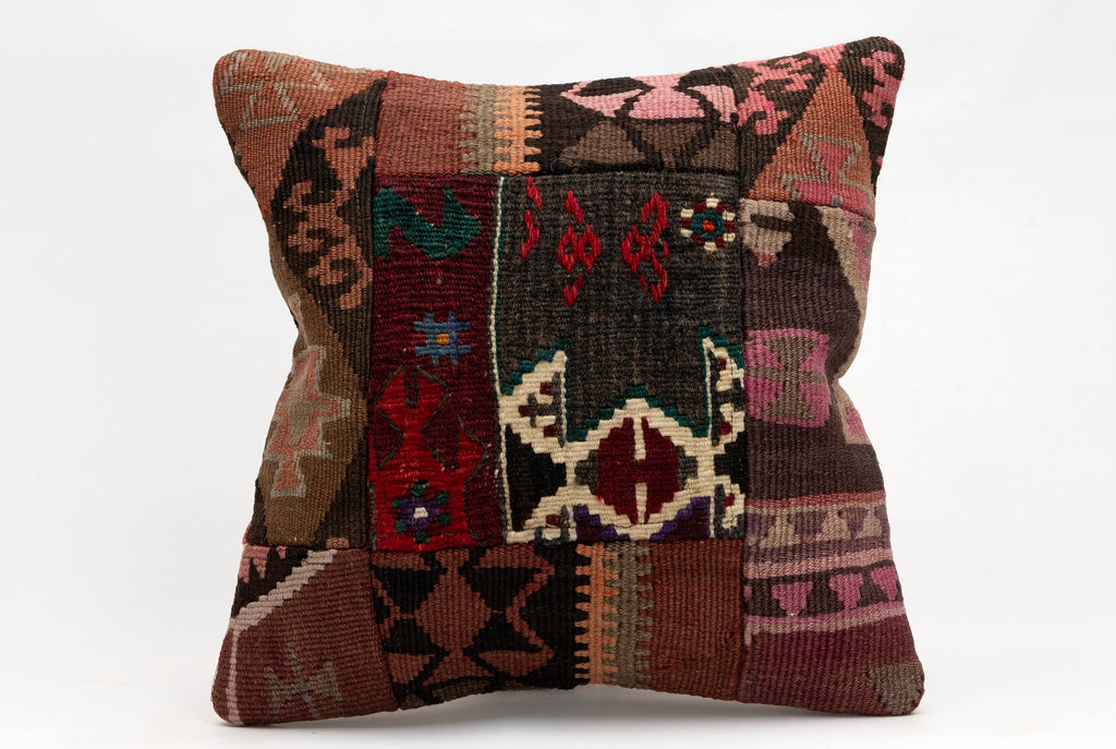 Patchwork Pillow, 16x16 in. (KW40405123)