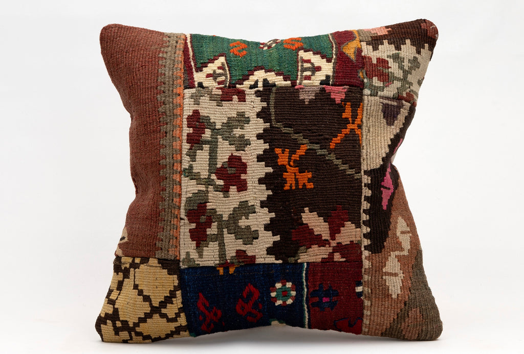Patchwork Pillow, 16x16 in. (KW40405128)