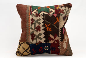 Patchwork Pillow, 16x16 in. (KW40405128)