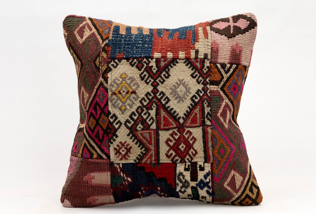 Patchwork Pillow, 16x16 in. (KW40405144)