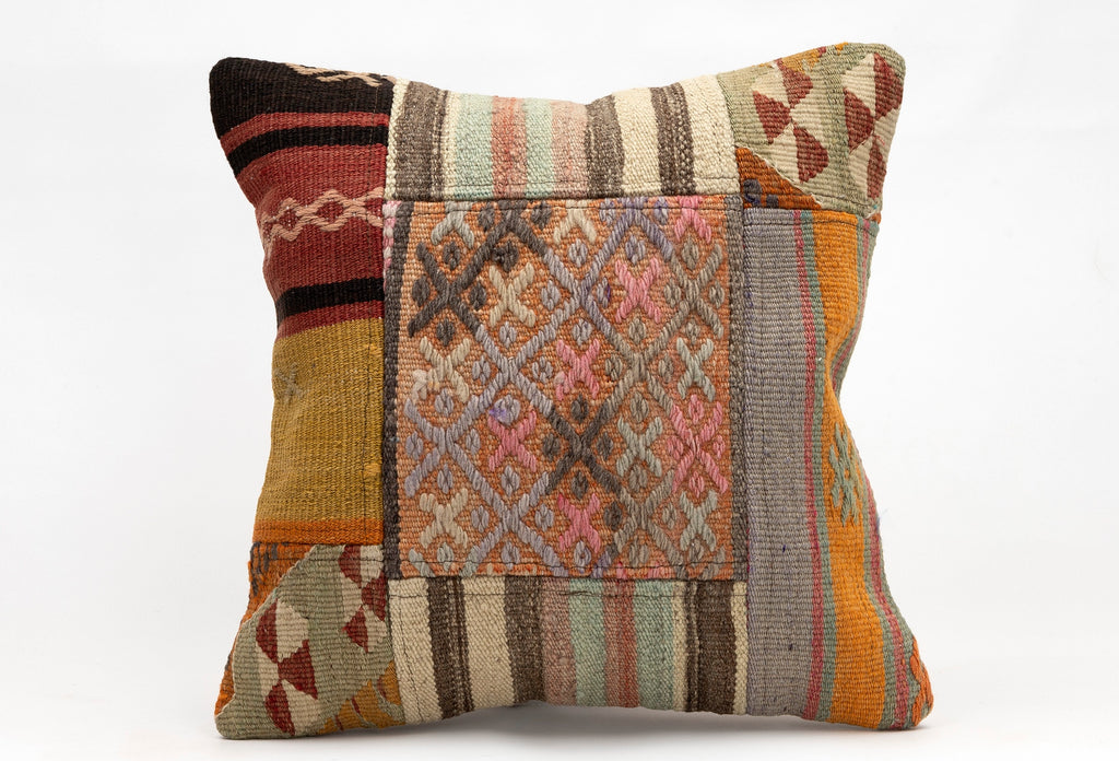 Patchwork Pillow, 16x16 in. (KW40405145)