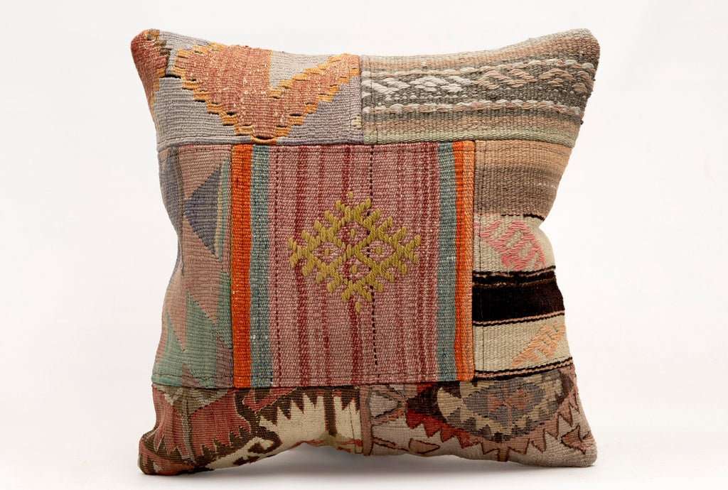 Patchwork Pillow, 16x16 in. (KW40405448)