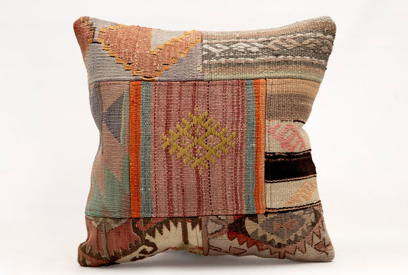 Patchwork Pillow, 16x16 in. (KW40405448)