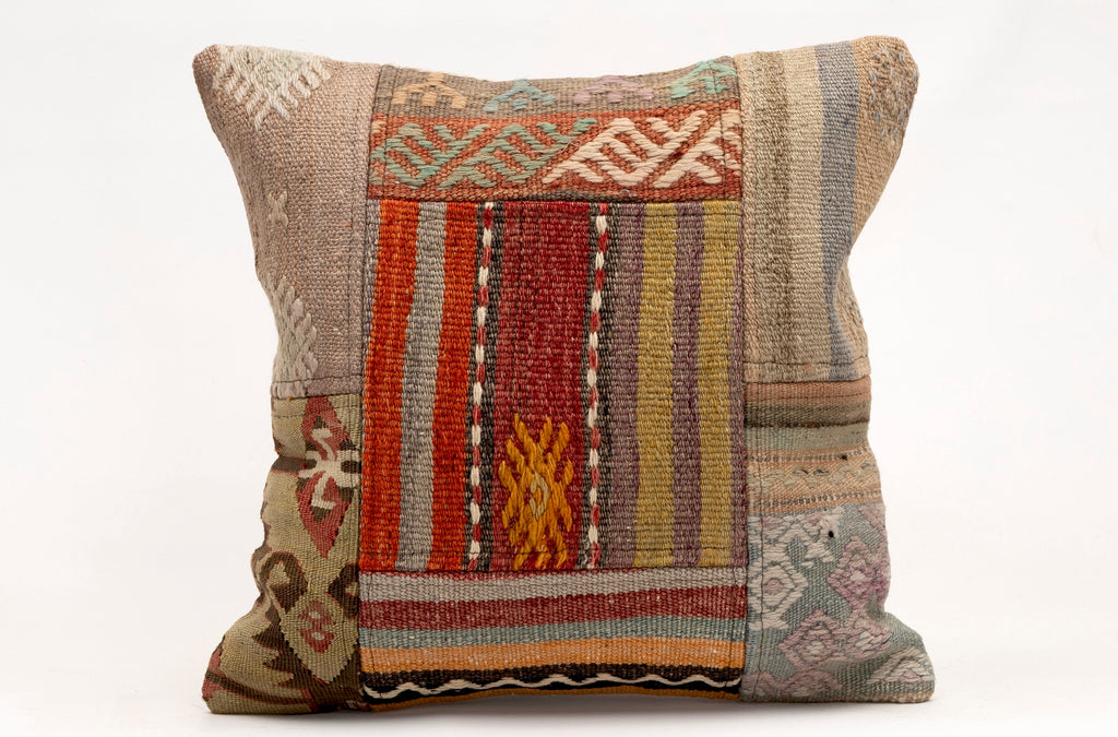 Patchwork Pillow, 16x16 in. (KW40405449)
