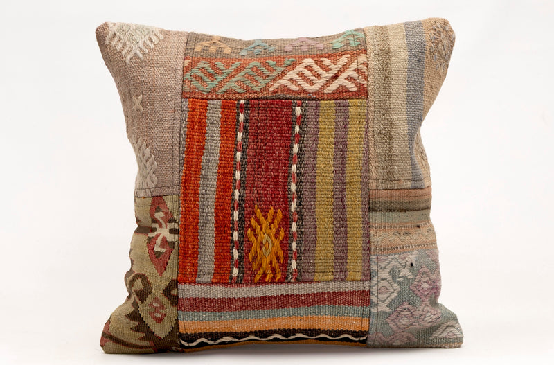 Patchwork Pillow, 16x16 in. (KW40405449)