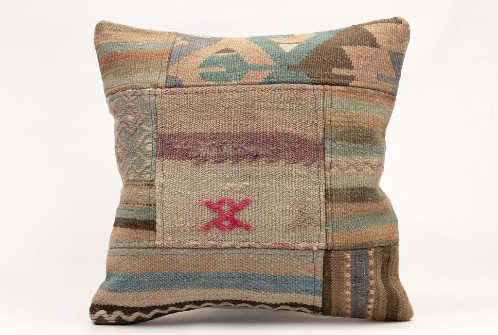 Patchwork Pillow, 16x16 in. (KW40405451)