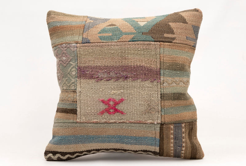 Patchwork Pillow, 16x16 in. (KW40405451)