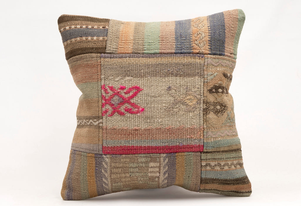 Patchwork Pillow, 16x16 in. (KW40405453)