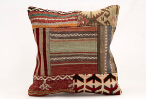 Patchwork Pillow, 16x16 in. (KW40405474)