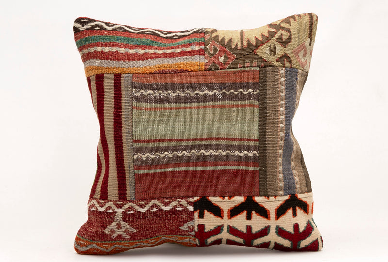 Patchwork Pillow, 16x16 in. (KW40405474)