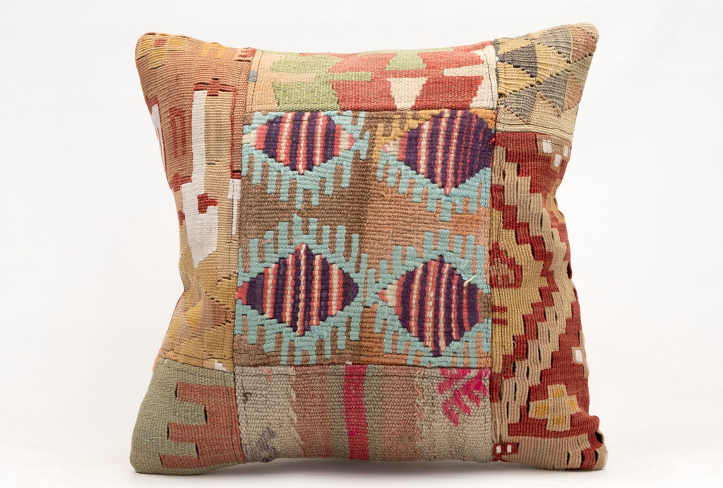 Patchwork Pillow, 16x16 in. (KW40405478)