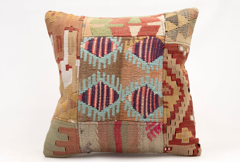 Patchwork Pillow, 16x16 in. (KW40405478)