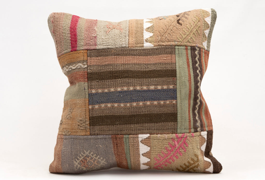 Patchwork Pillow, 16x16 in. (KW40405502)