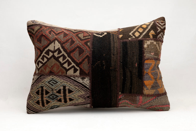Patchwork Kilim Pillow, 16x24 in. (KW40601502)