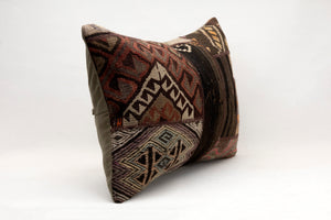 Patchwork Kilim Pillow, 16x24 in. (KW40601502)