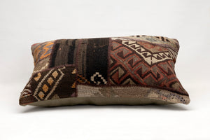 Patchwork Kilim Pillow, 16x24 in. (KW40601502)