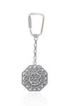 Handmade Filigree Sterling Silver Keychain (NG201022678)