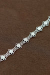 Coriander Model Handmade Filigree Silver Bracelet (NG201022088)