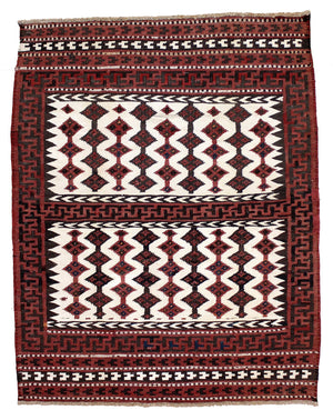 3'2"x3'11" Turkoman Kilim Rug (KW050295)