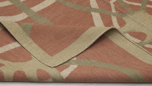 4'8"x7'10" Indian Kilim Rug (KW120389)