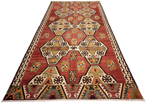 5'9"x10'9" Mersin Kilim Rug (KW130029)