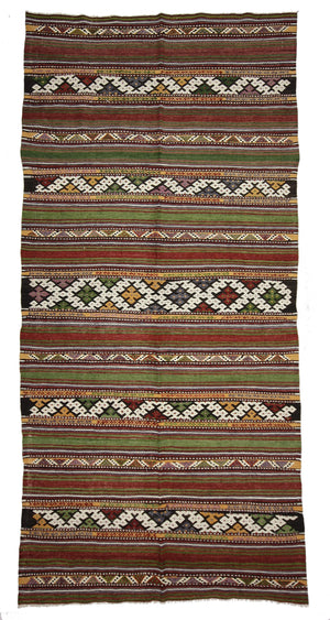 5'2"x10'11" Balikesir Kilim Rug (KW140052)