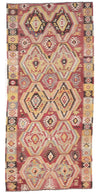 4'1"x10'6" Mersin Kilim Rug (KW140090)