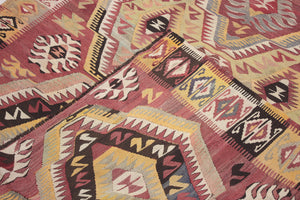 4'1"x10'6" Mersin Kilim Rug (KW140090)