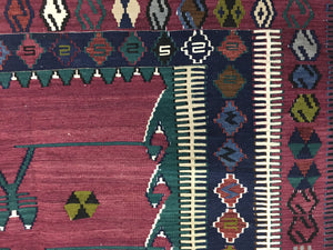 4'11"x6'4" Konya Kilim Rug (KW150033)