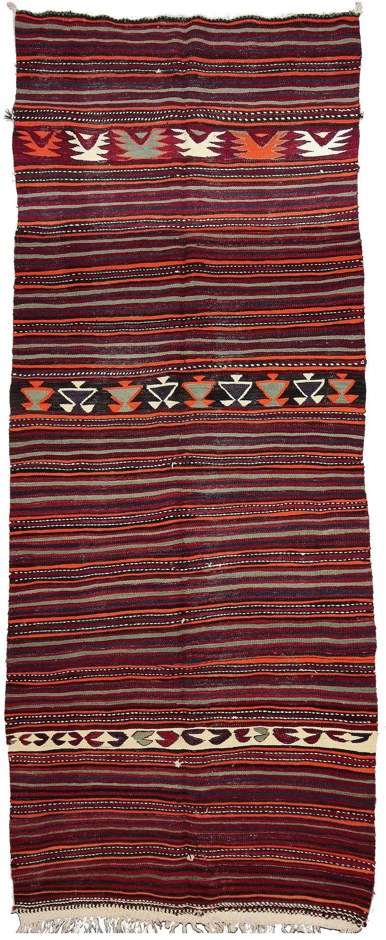 4'7"x11'1" Konya Kilim Rug (KW150329)
