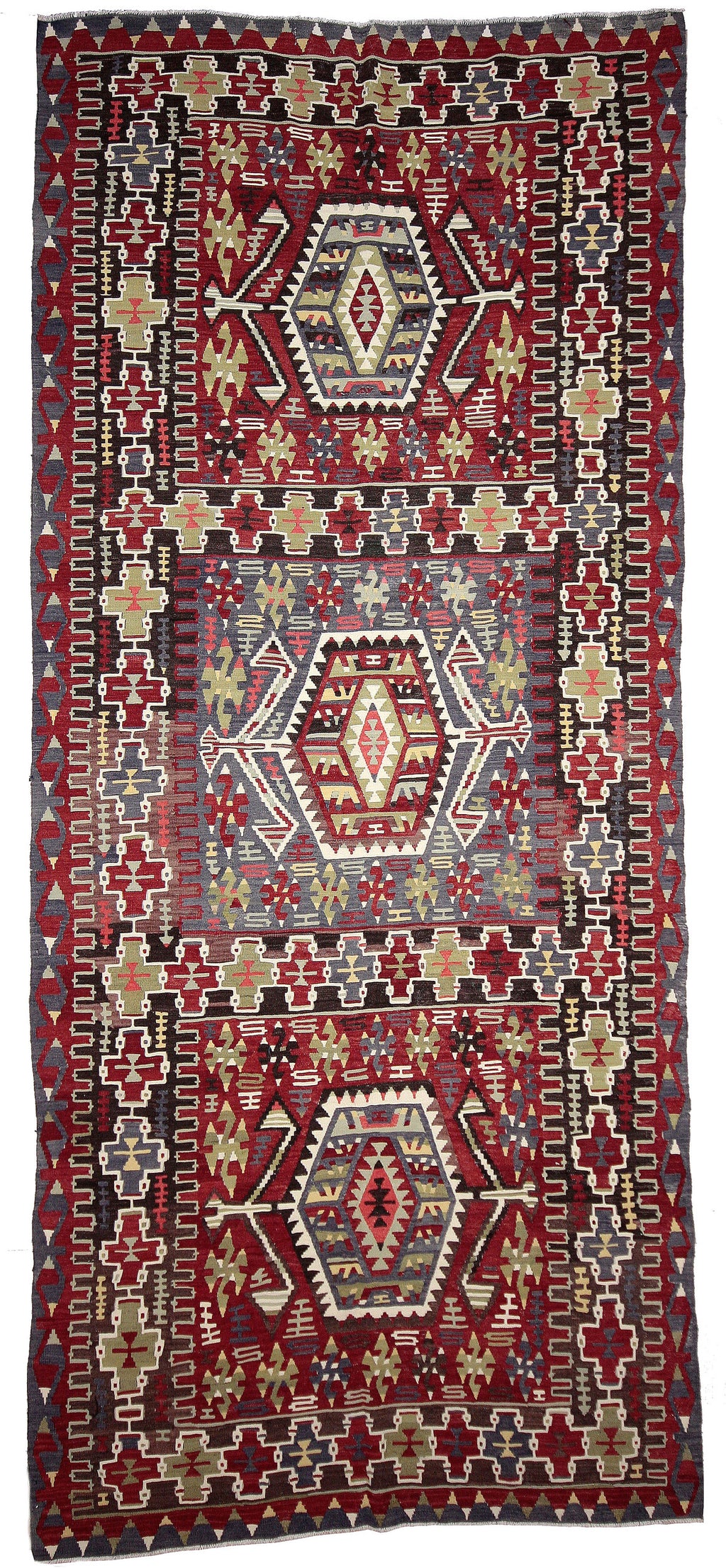 5'3"x11'11" Oushak Kilim Rug (KW150443)