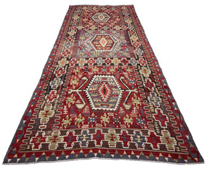 5'3"x11'11" Oushak Kilim Rug (KW150443)