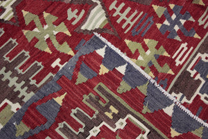 5'3"x11'11" Oushak Kilim Rug (KW150443)