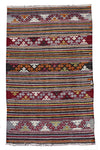 3'6"x4'11" Balikesir Kilim Rug (KW160030)