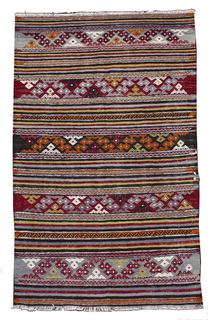 3'6"x4'11" Balikesir Kilim Rug (KW160030)
