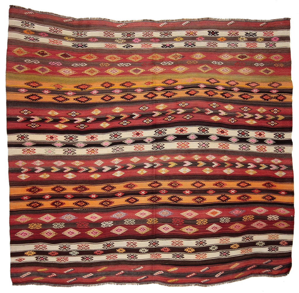 6'2"x6'6" Balikesir Kilim Rug (KW160350)