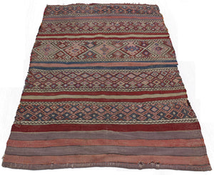 2'11"x3'11" Malatya Kilim Rug (KW170050)