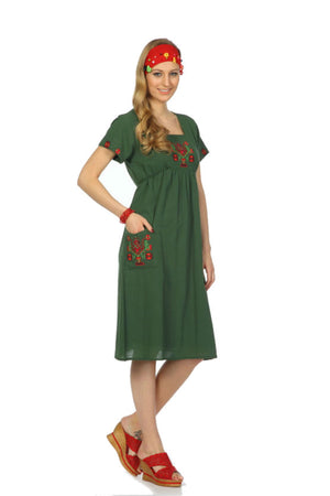 Cotton Gauze Dress - Sleeveless (Melek)