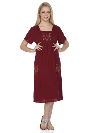 Cotton Gauze Dress - Sleeveless (Melek)