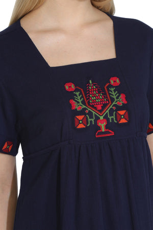 Cotton Gauze Dress - Sleeveless (Melek)