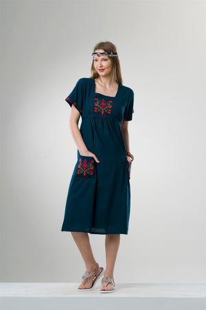 Cotton Gauze Dress - Sleeveless (Melek)