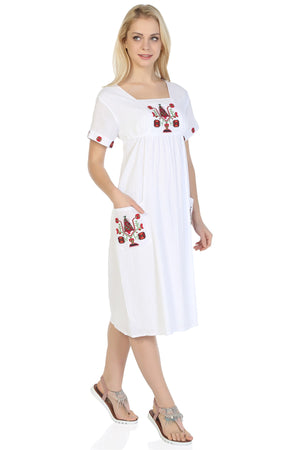 Cotton Gauze Dress - Sleeveless (Melek)