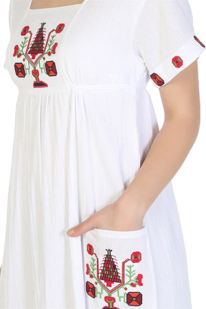 Cotton Gauze Dress - Sleeveless (Melek)