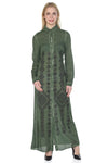 Cotton Gauze Dress - Authentic Pattern (Hazan)