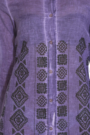 Cotton Gauze Dress - Authentic Pattern (Hazan)