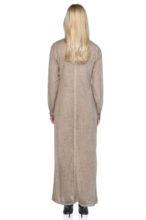 Cotton Gauze Dress - Floral Pattern (Hazan)
