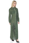 Cotton Gauze Dress - Floral Pattern (Hazan)