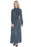 Cotton Gauze Dress - Floral Pattern (Hazan)