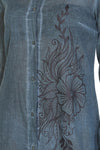 Cotton Gauze Dress - Floral Pattern (Hazan)