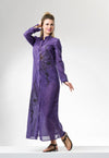 Cotton Gauze Dress - Floral Pattern (Hazan)